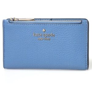 Kate Spade Leila Small Slim Bifold Wallet Light Blue
